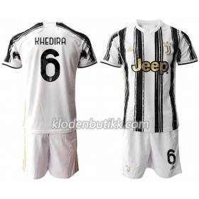 Juventus Sami Khedira 6 Barn Hjemmedraktsett 2020-2021 Kortermet (+ Korte bukser)